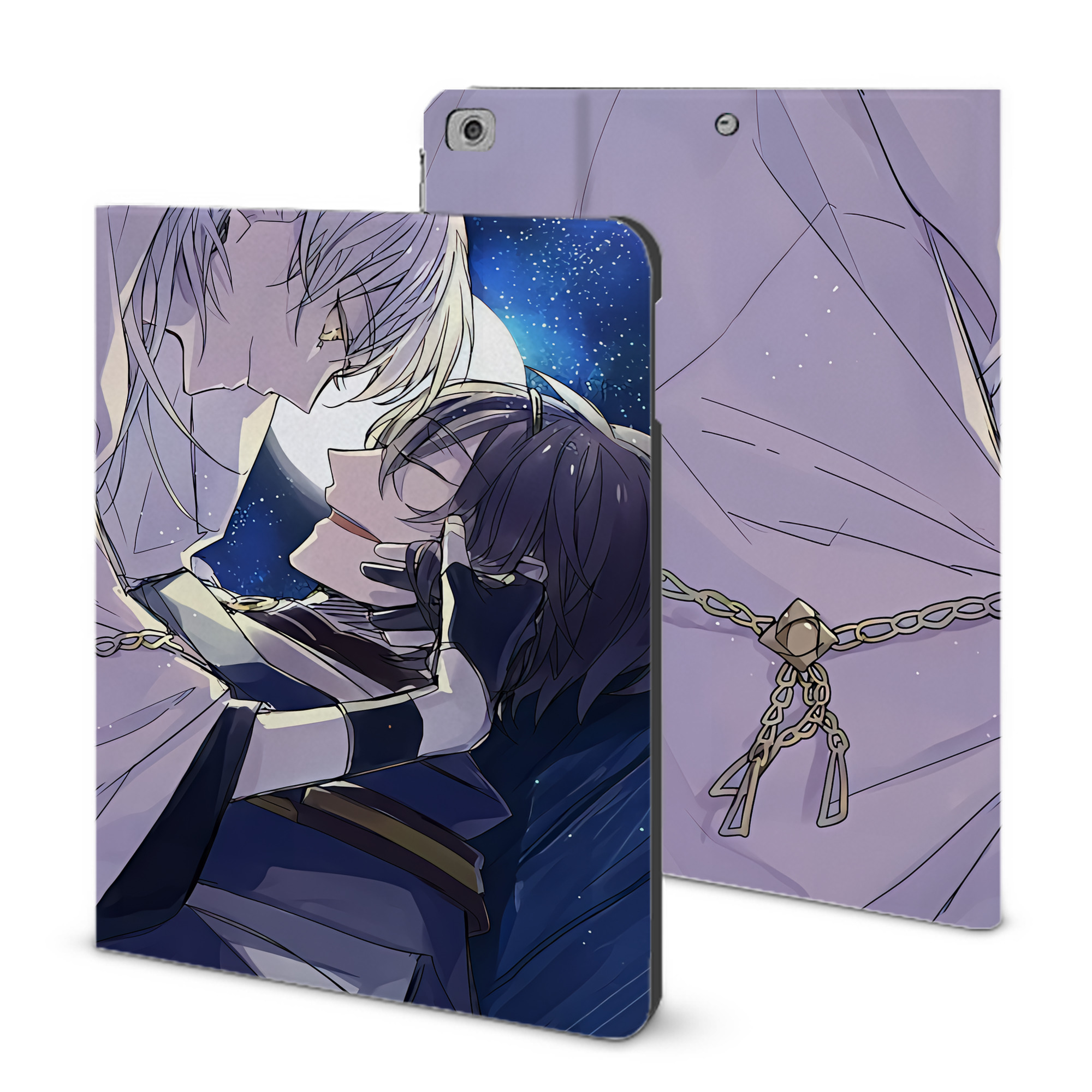 （画像用） 刀剣乱舞 Touken Ranbu IPad ケース ブック型 PUレザー TPU 耐衝撃 軽量 薄型 ペン収納なし 全面保護 IPad 各モデル対応